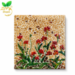 ilham Handmade Floral Texture Art - 3D Mosaic Wall Decor